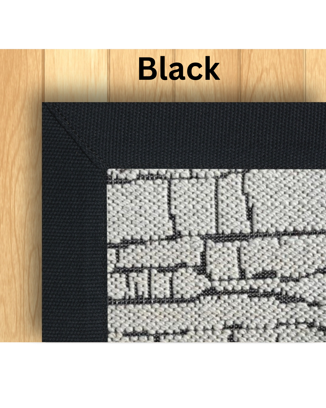 Custom Jute Wood Erosion Rug