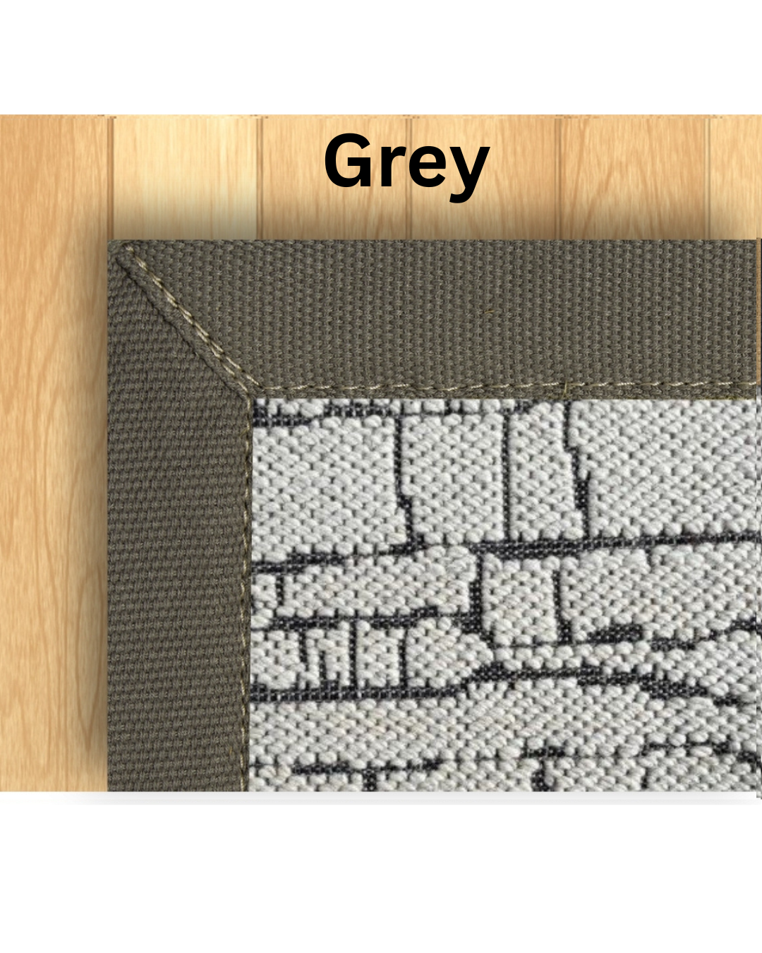 Custom Jute Wood Erosion Rug