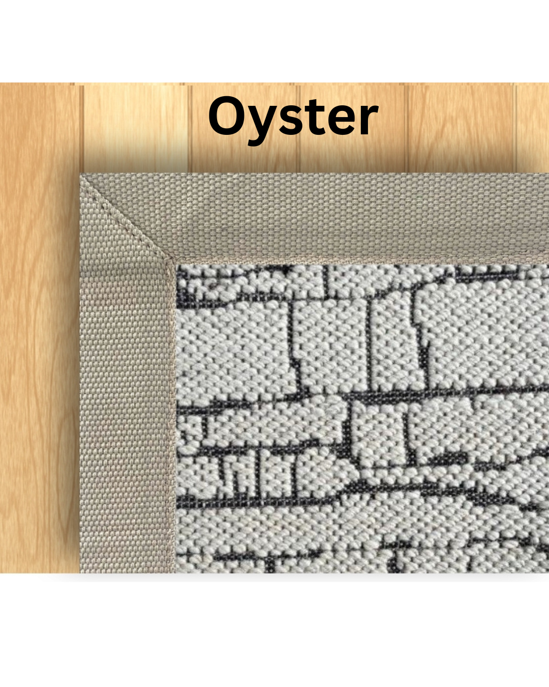 Custom Jute Wood Erosion Rug