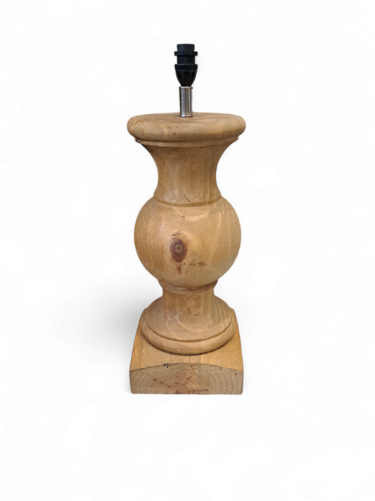 Regent Table Lamp base - Natural (Wood)