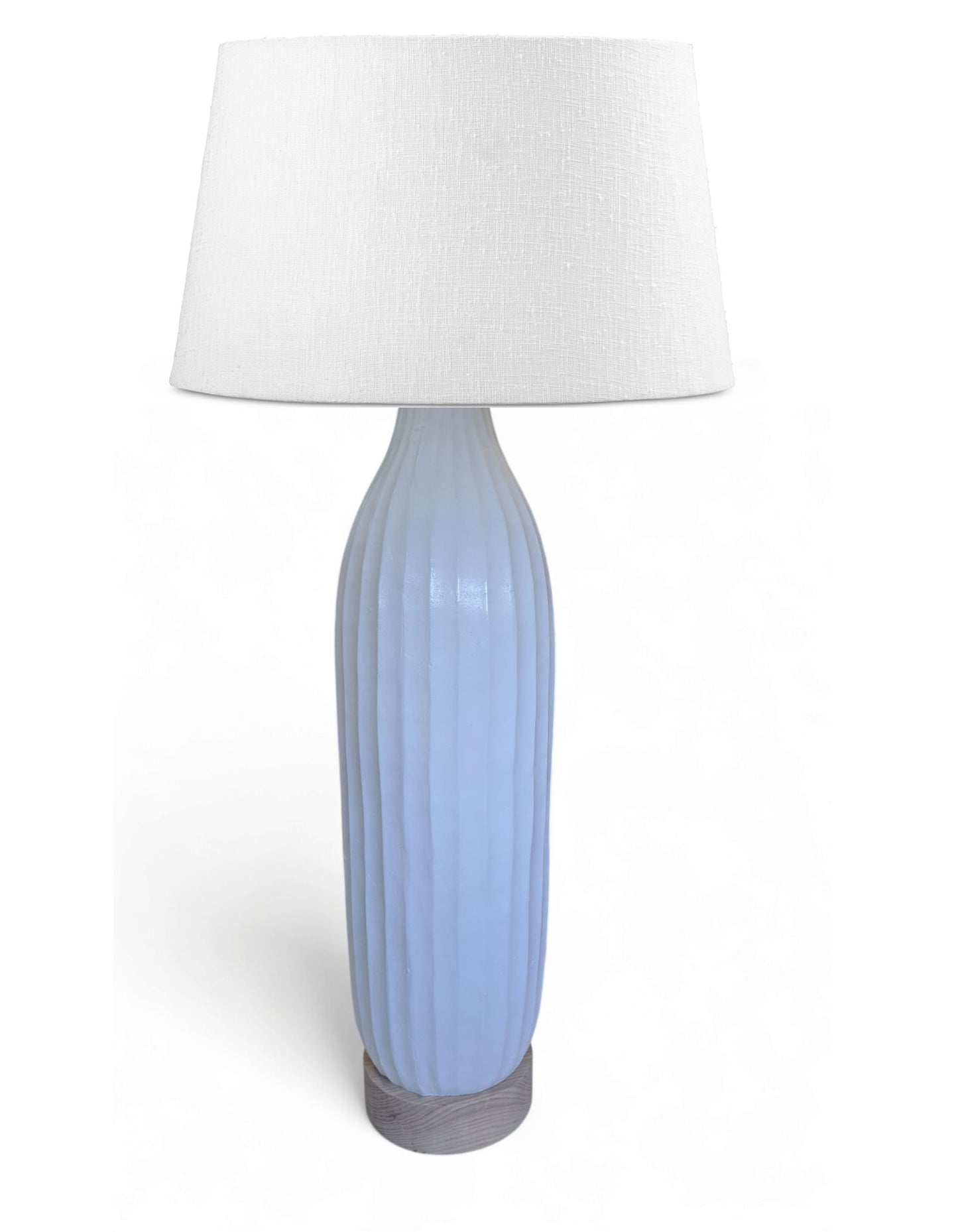 Tall Fluted Pod Lamp Base