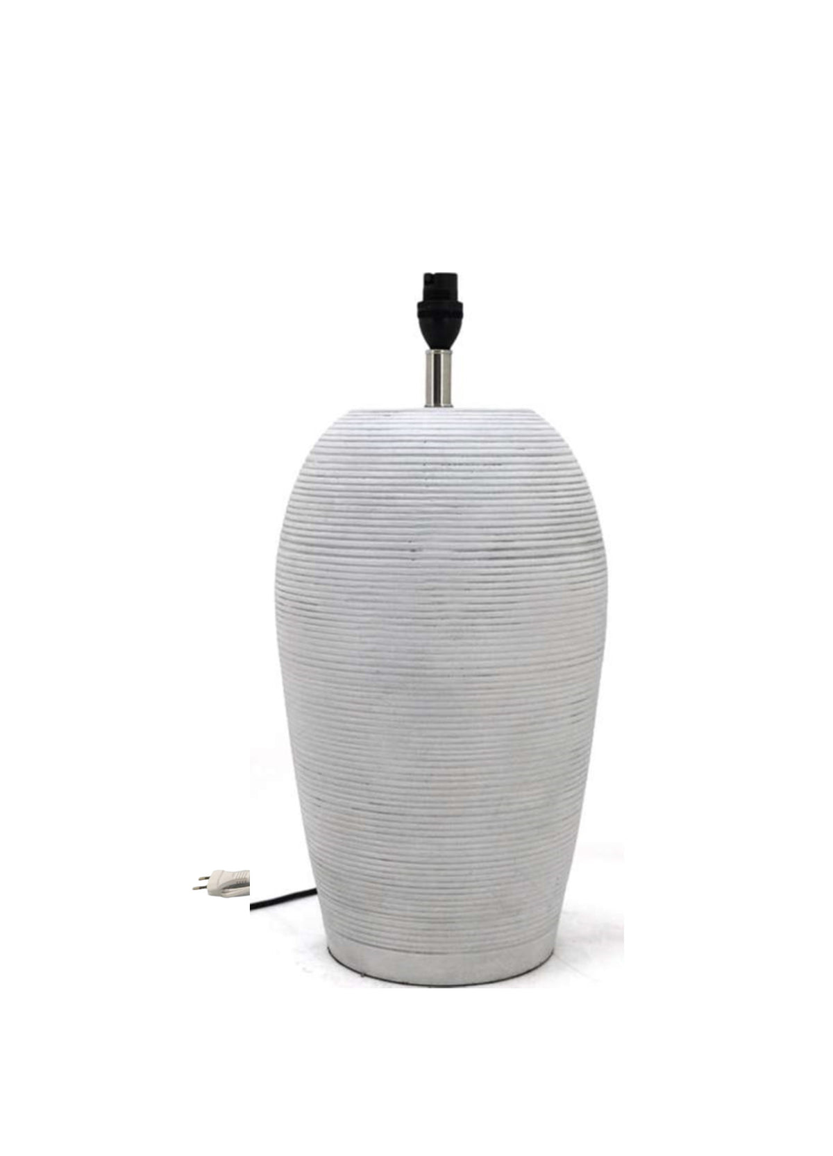 Round Ribbed Table Lamp Ribbed Table Lamp | 5 Colours | Resin Lamp | Greenhaus