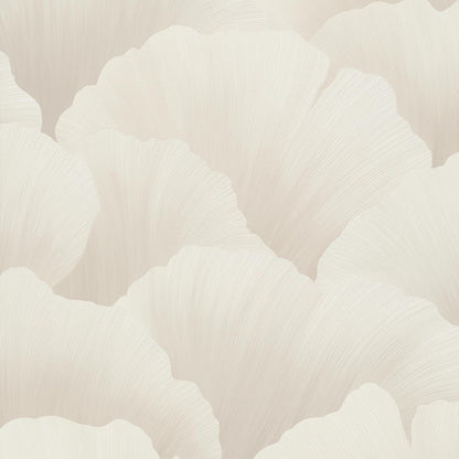 Textured beige wallpaper with cloud-like patterns