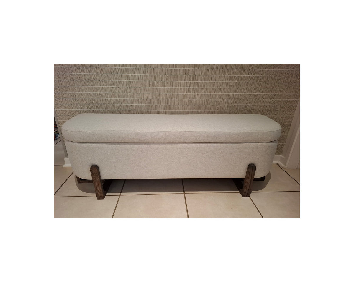 Storage Ottoman | Custom Upholstered with Hidden Storage – Ballito ...