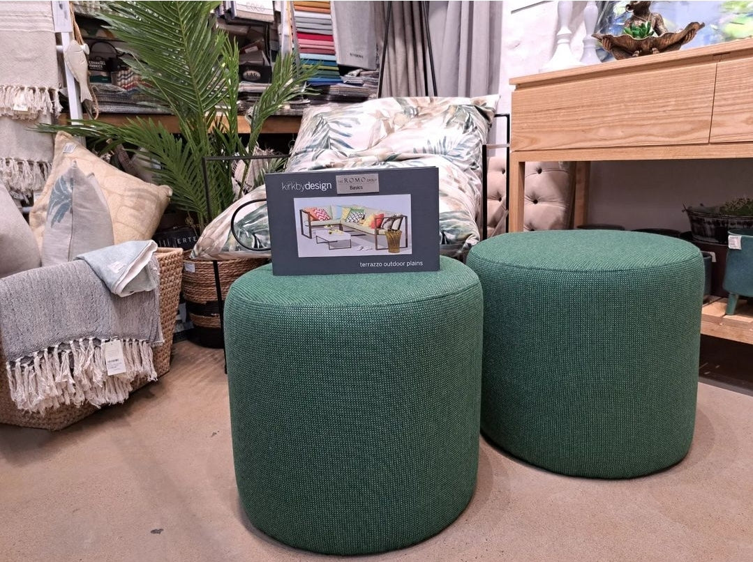 Ottoman 1 - Upholstered round