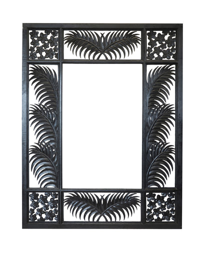 Palm Leaf Mirror Frame | White 1400x1800mm