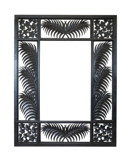 Palm Leaf Mirror Frame | White 1400x1800mm