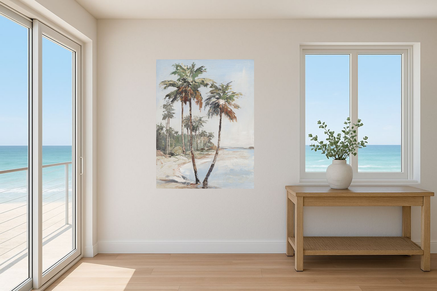 Oil on Canvas - Palm Beach 900x1200mm (Nationwide Delivery)
