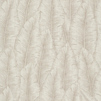 Pattern of light beige leaves on a textured background