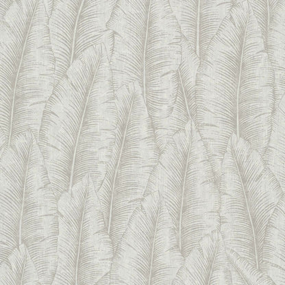 Pattern of light gray leaves on a textured background