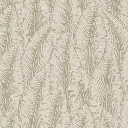 Pattern of beige leaves on a beige background