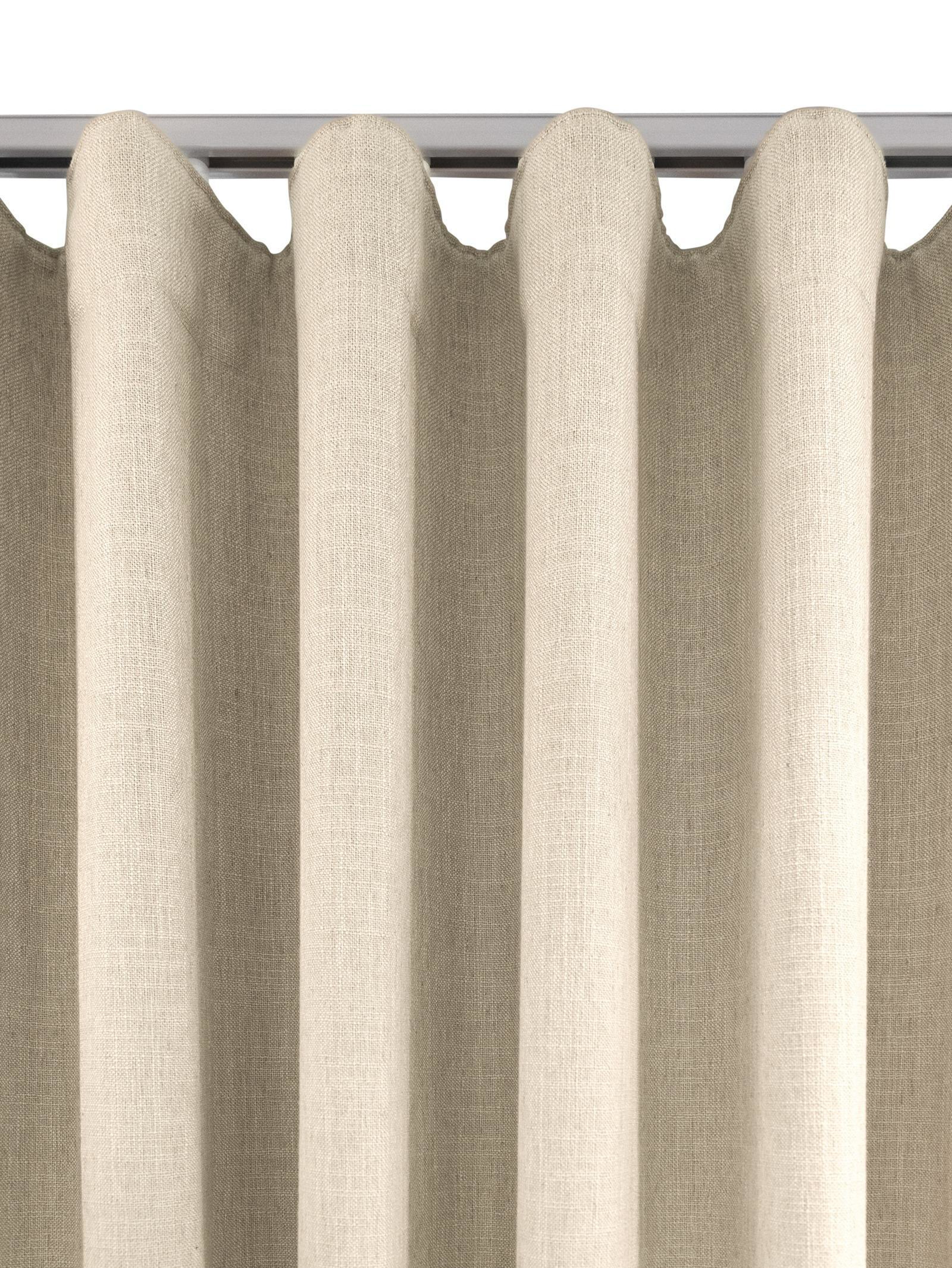 Sorrento Lined Wave Curtain Extra Length – Ready-Made Curtains SA