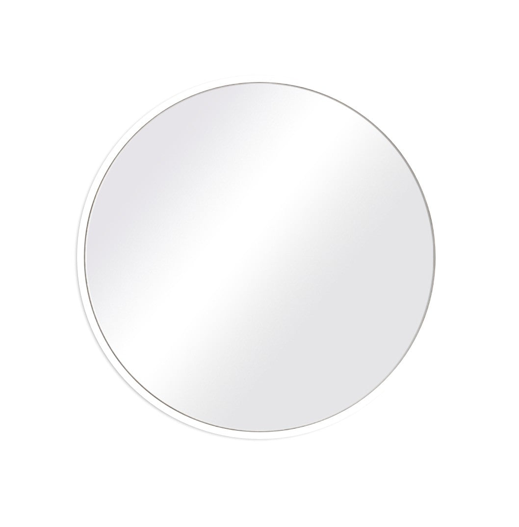 Round white object on a white background