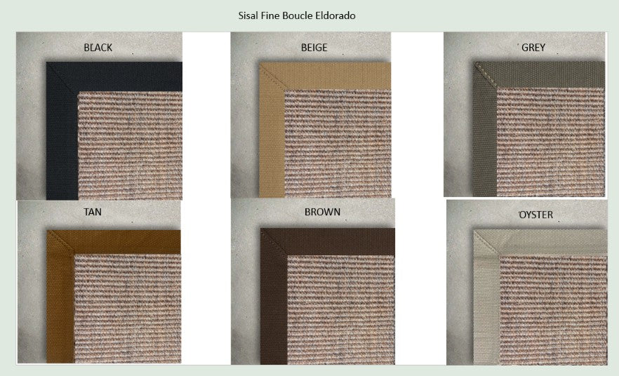 Custom Rug Sisal Fine Boucle