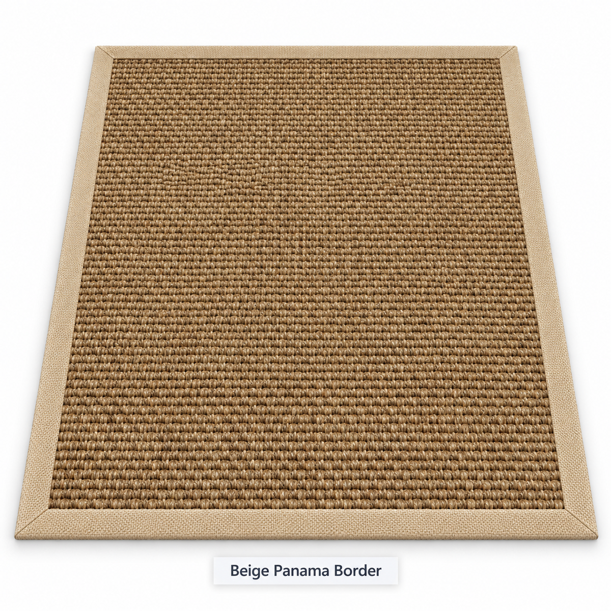 Custom Rug Sisal Heavy Boucle Natural