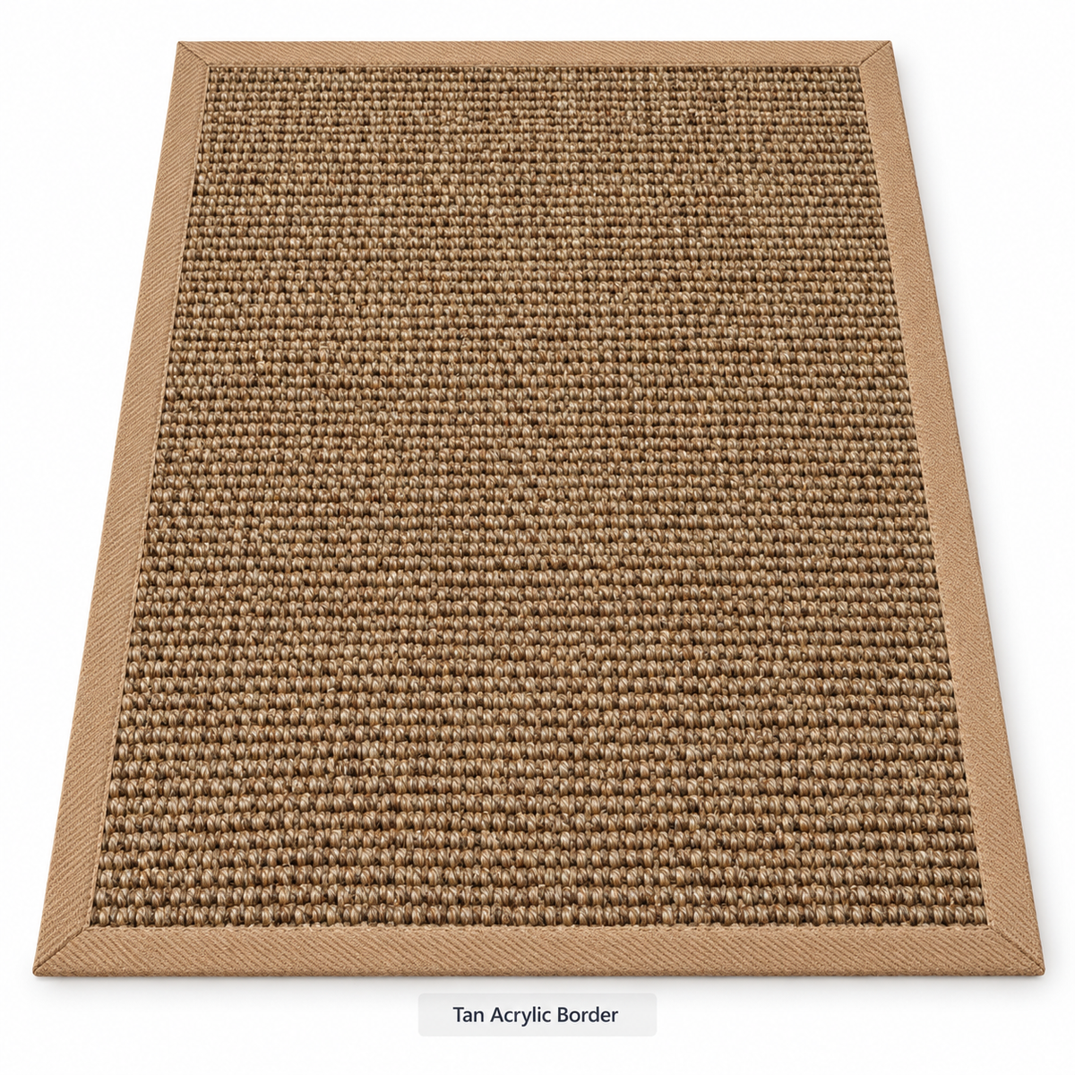 Custom Rug Sisal Heavy Boucle Natural