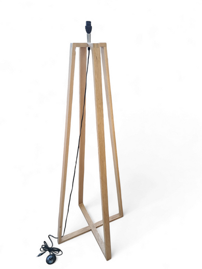 Standing Floor Lamp - Wooden Quad