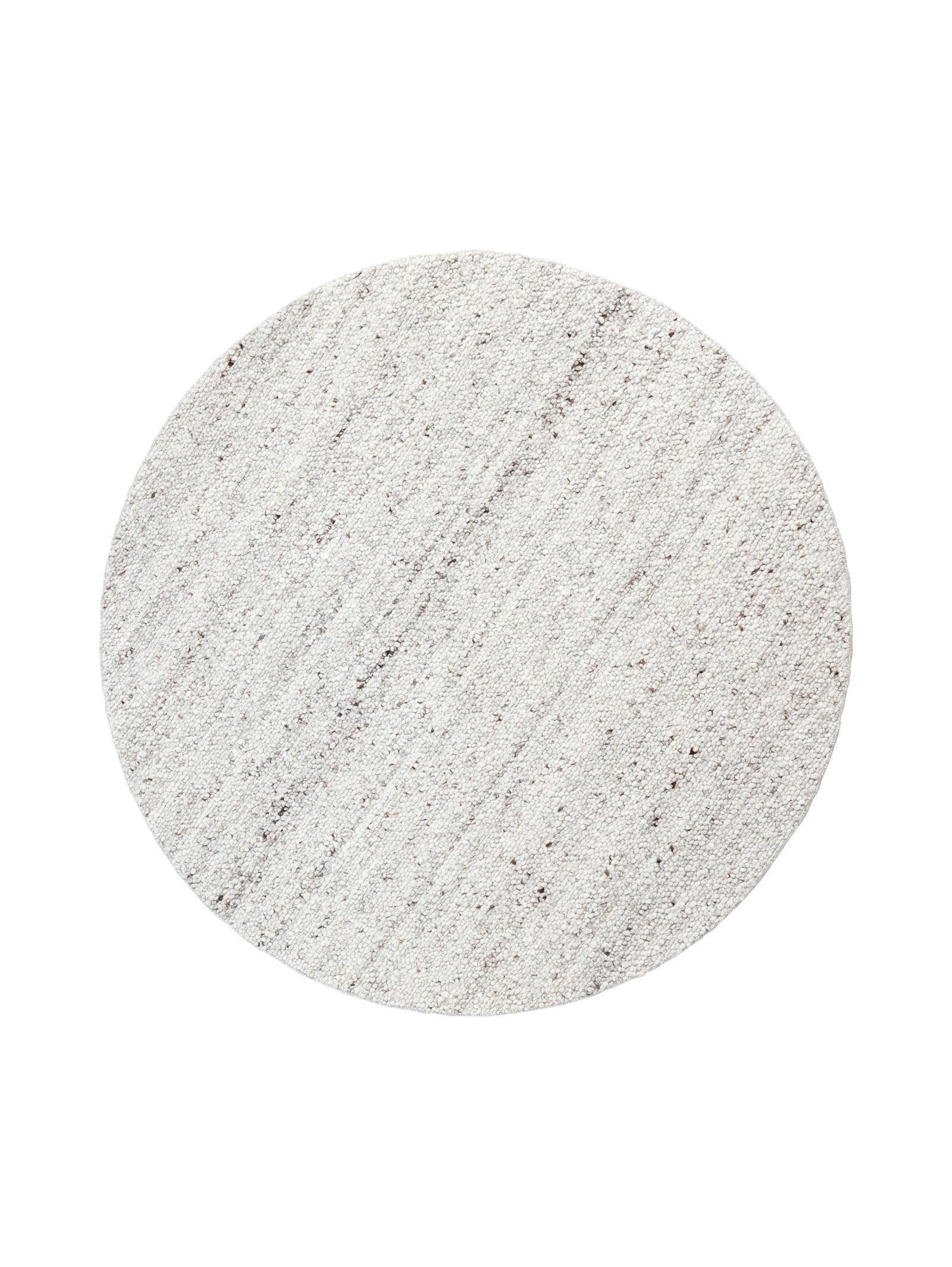 Circular Stone Rug Stonecraft Round Rug | Viscose & Cotton Round Rug | Greenhaus