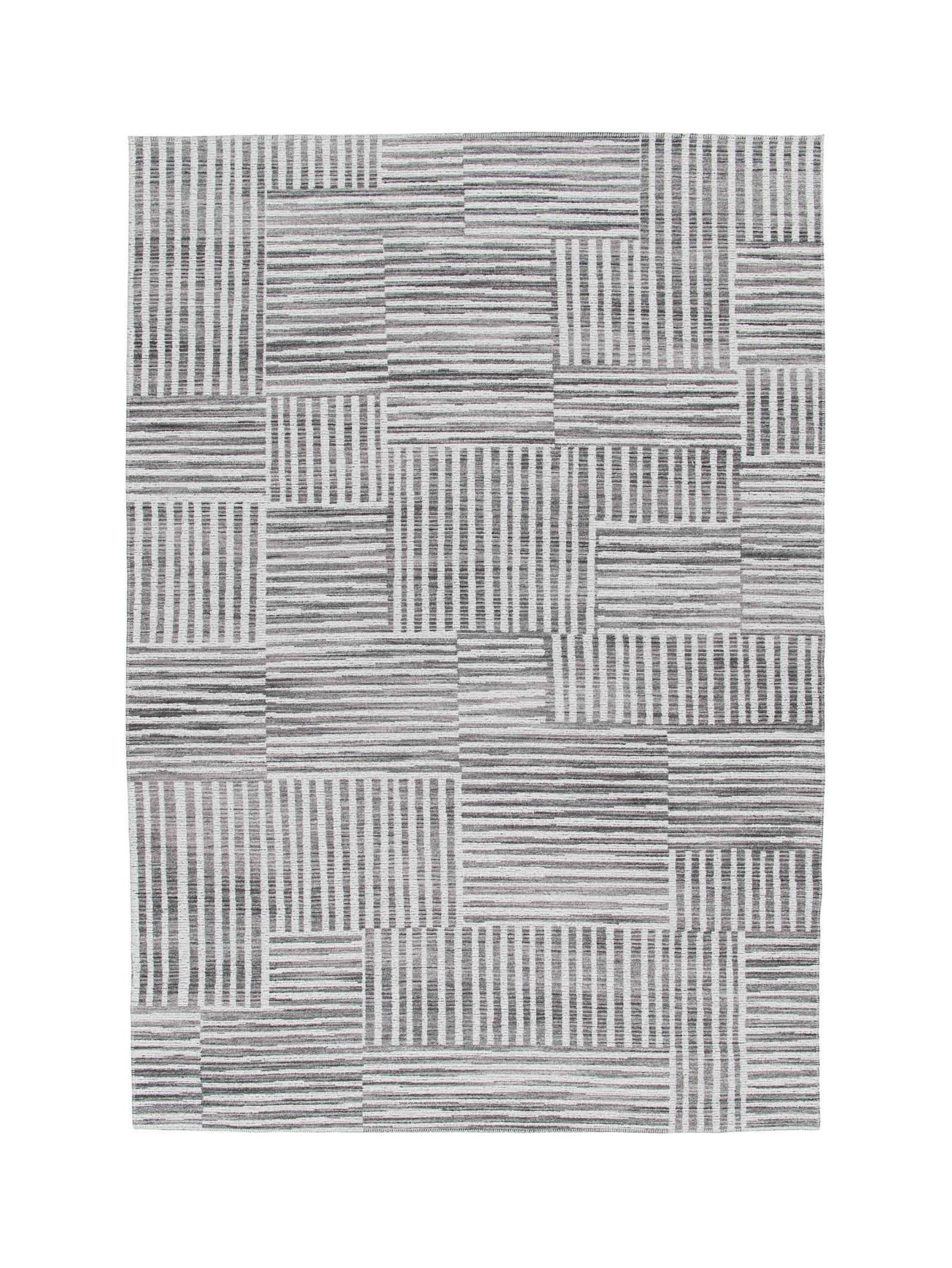 Flux Indoor Rug Surge | Geometric Bouclé Flat-Weave Rug | Greenhaus