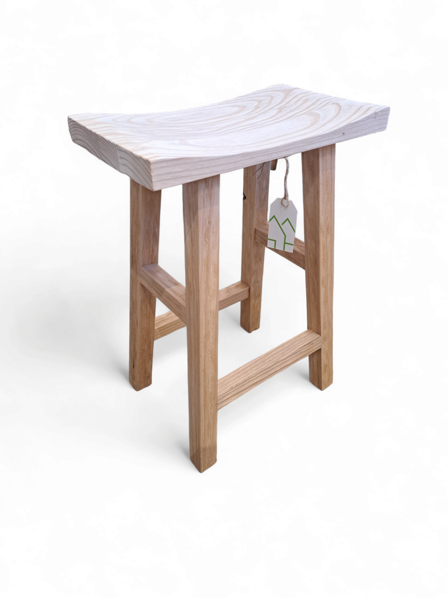 Barstool - Carved Wood