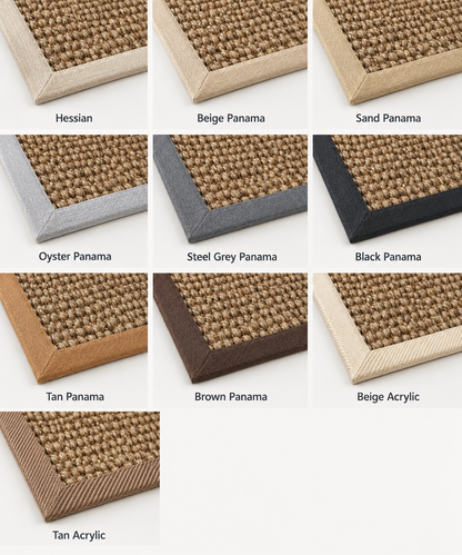 Custom Rug Sisal Heavy Boucle Natural