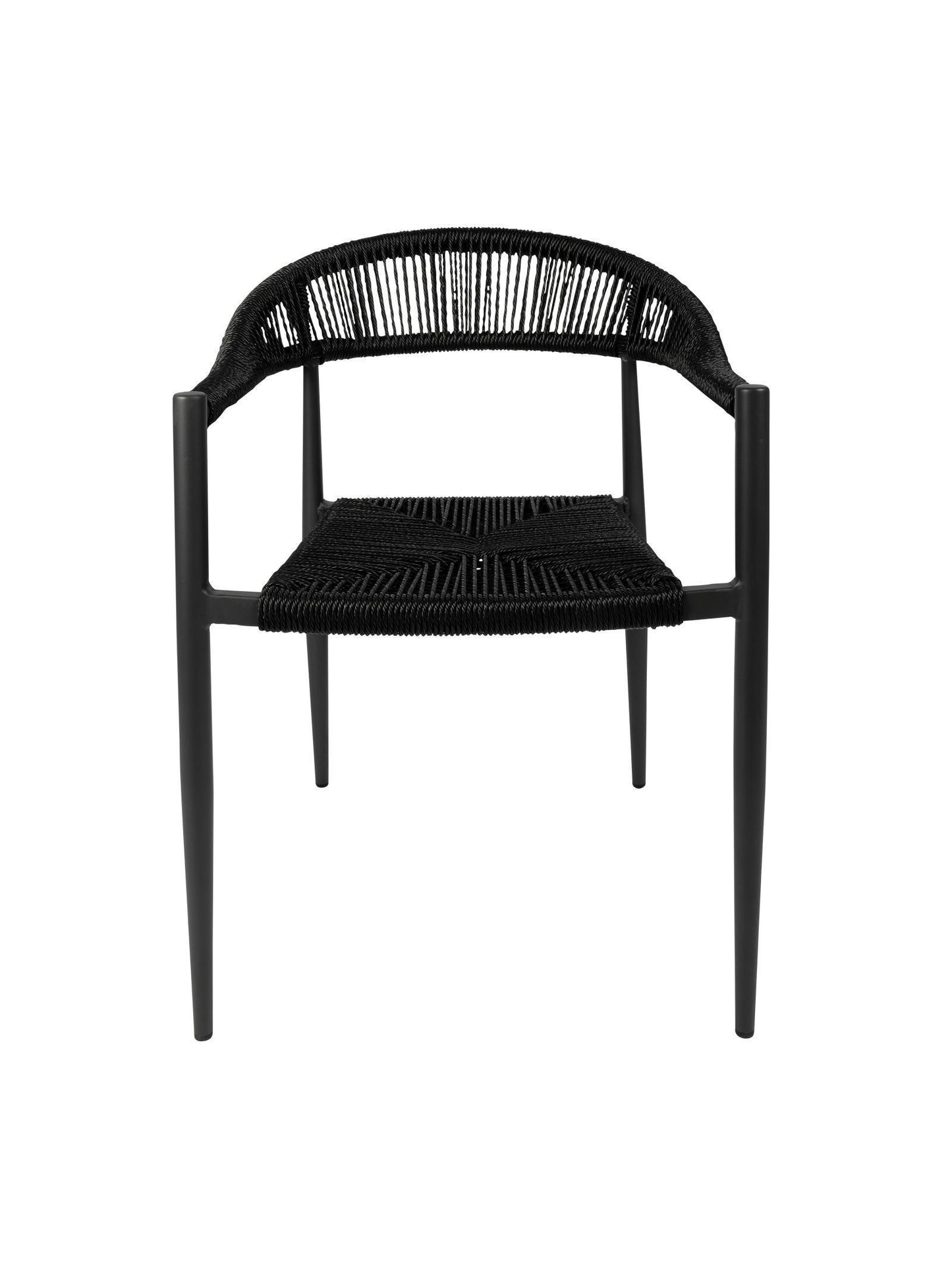 Zion Outdoor Dining Chair – Aluminium Frame with UV-Resistant Woven Rope Seat & Backrest