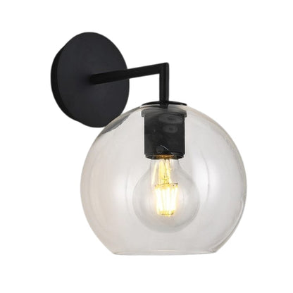Glass Ball Wall Light