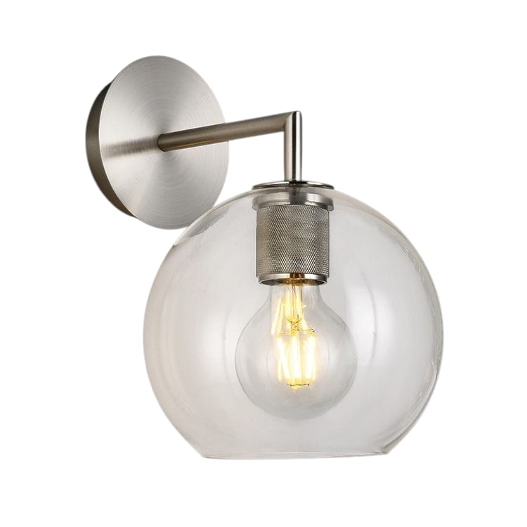 Glass Ball Wall Light