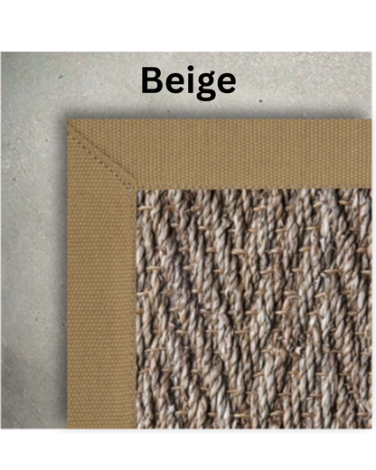 Custom Seagrass Herringbone Rug