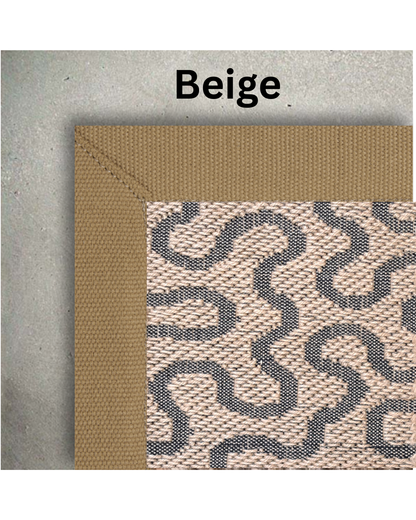 Custom Jute River Maps Rug