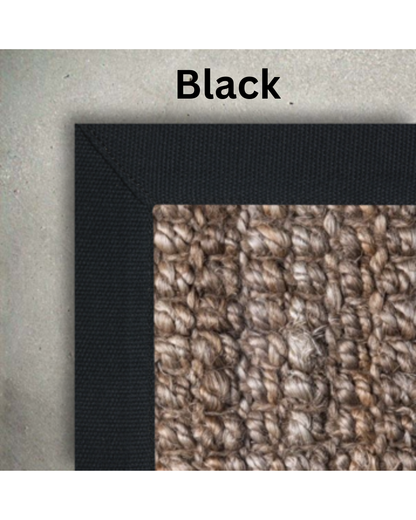 Custom Natural Jute  Boucle Weave Rug