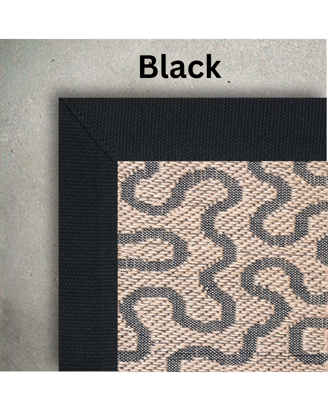 Custom Jute River Maps Rug