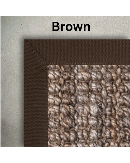 Custom Natural Jute  Boucle Weave Rug