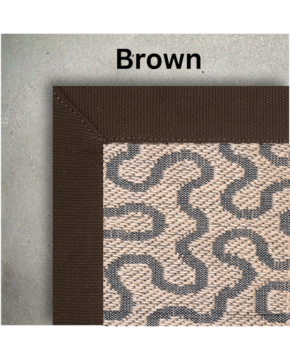 Custom Jute River Maps Rug