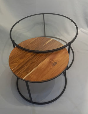 Coffee Table Glass & Wood