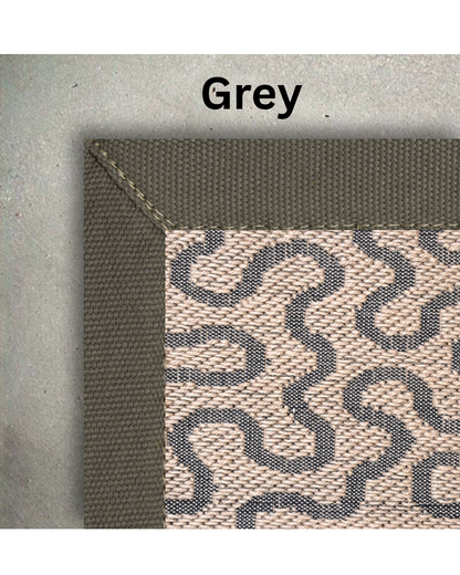 Custom Jute River Maps Rug