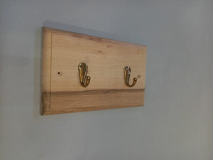 Wooden Coat Hooks Kitchen/Entrance + 2 hooks