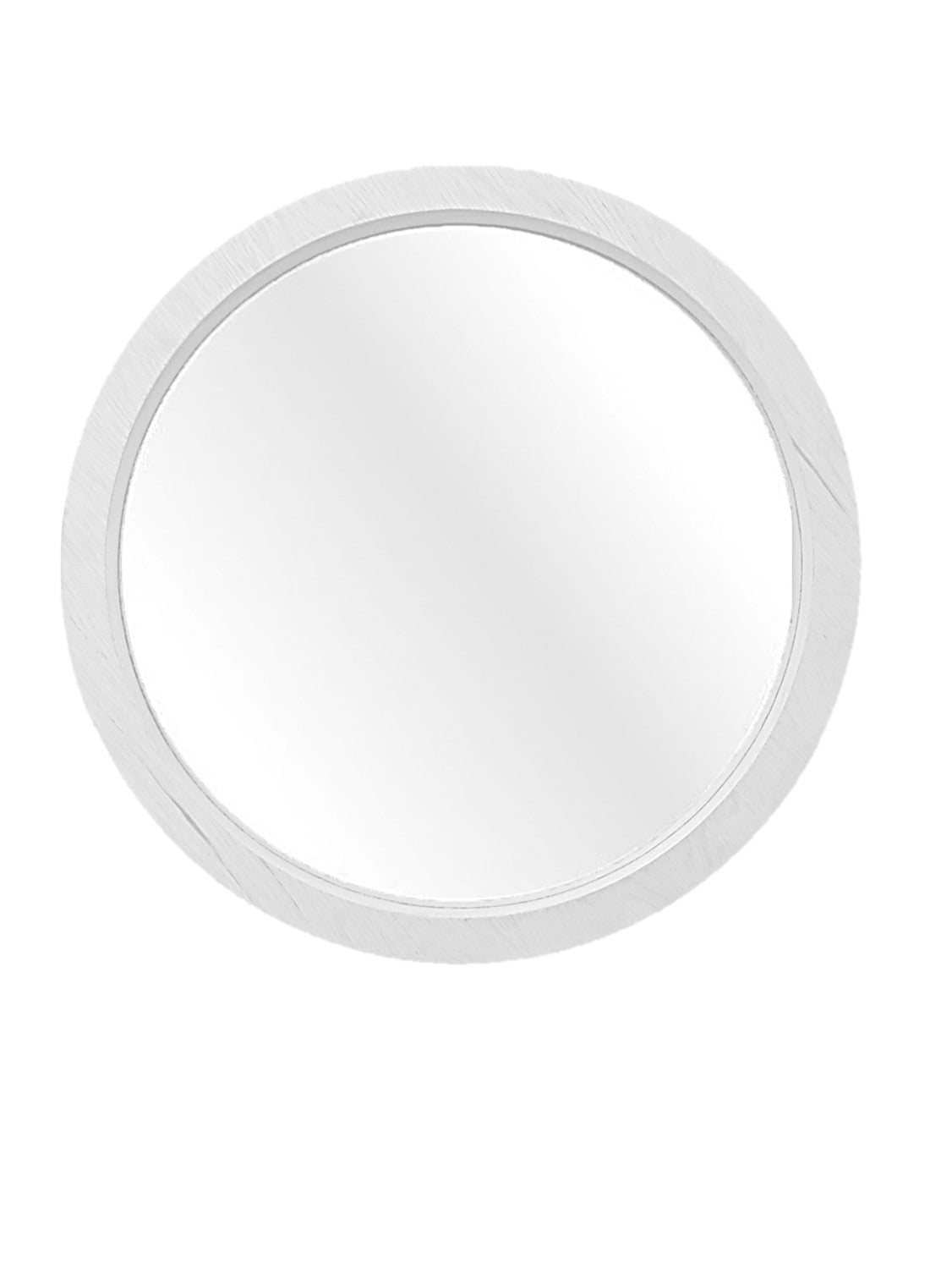 Round white object on a white background