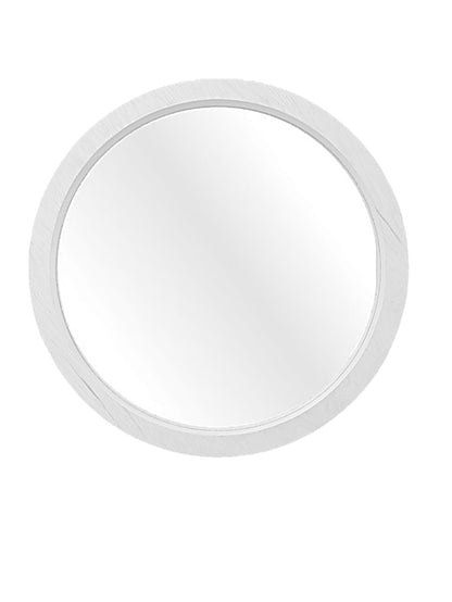 Round white object on a white background