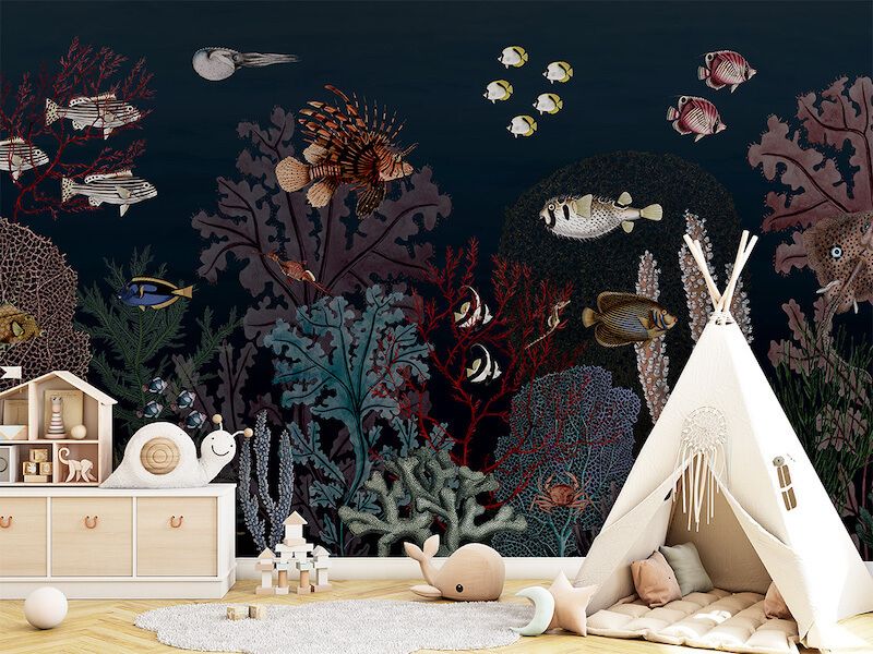 Roaring Reef Wallpaper Mural