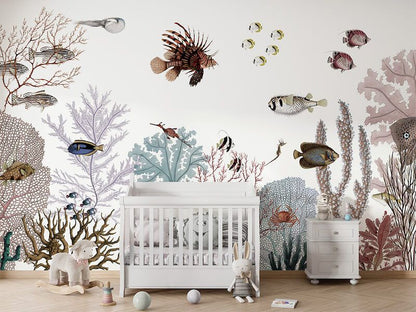 Roaring Reef Wallpaper Mural