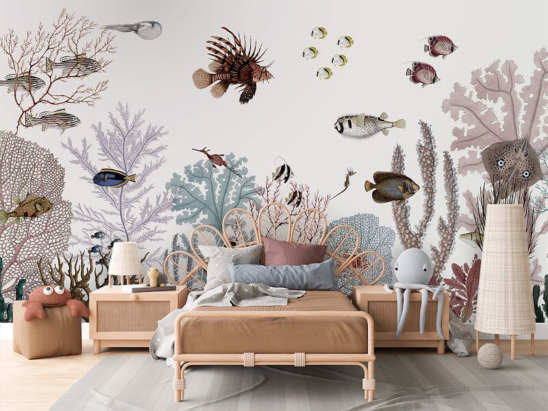 Roaring Reef Wallpaper Mural