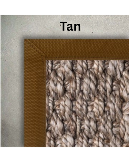 Custom Natural Jute  Panama Rug (Round)