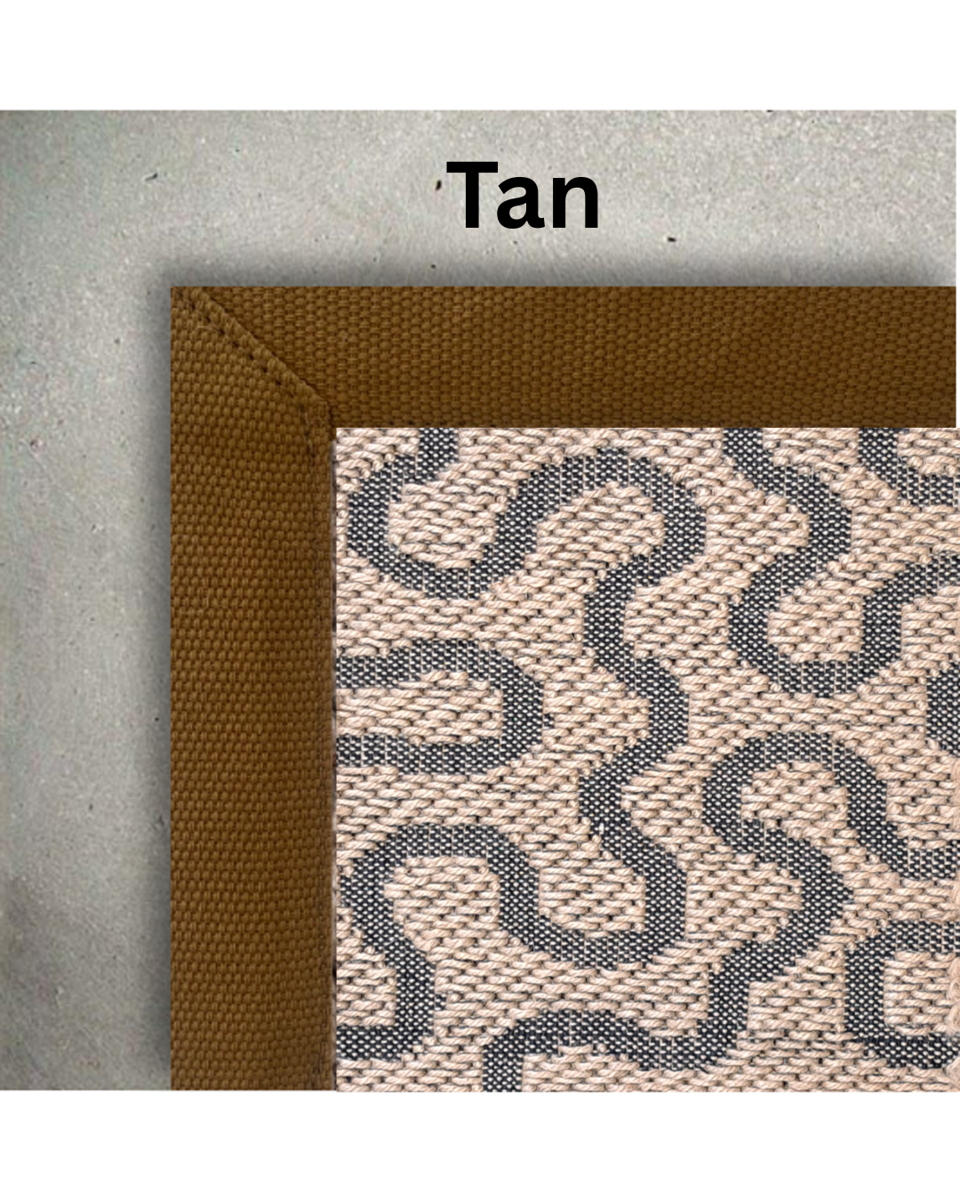 Custom Jute River Maps Rug