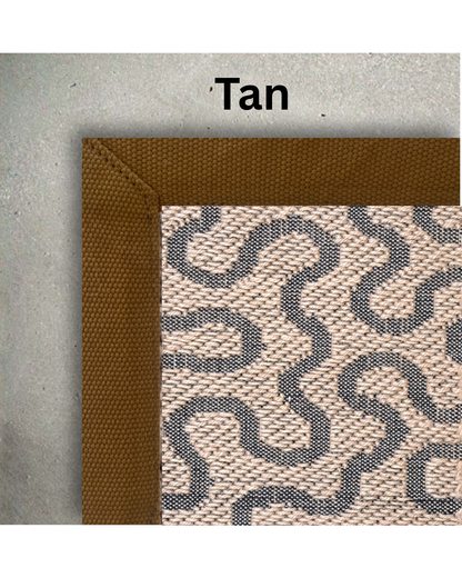 Custom Jute River Maps Rug