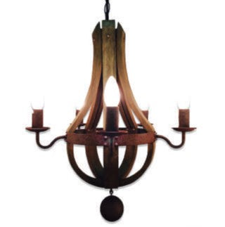 Antique Wood Chandelier