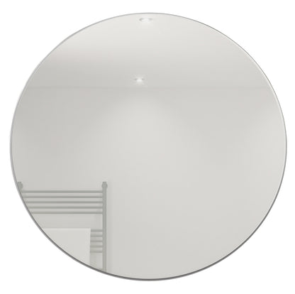 round mirror metallic