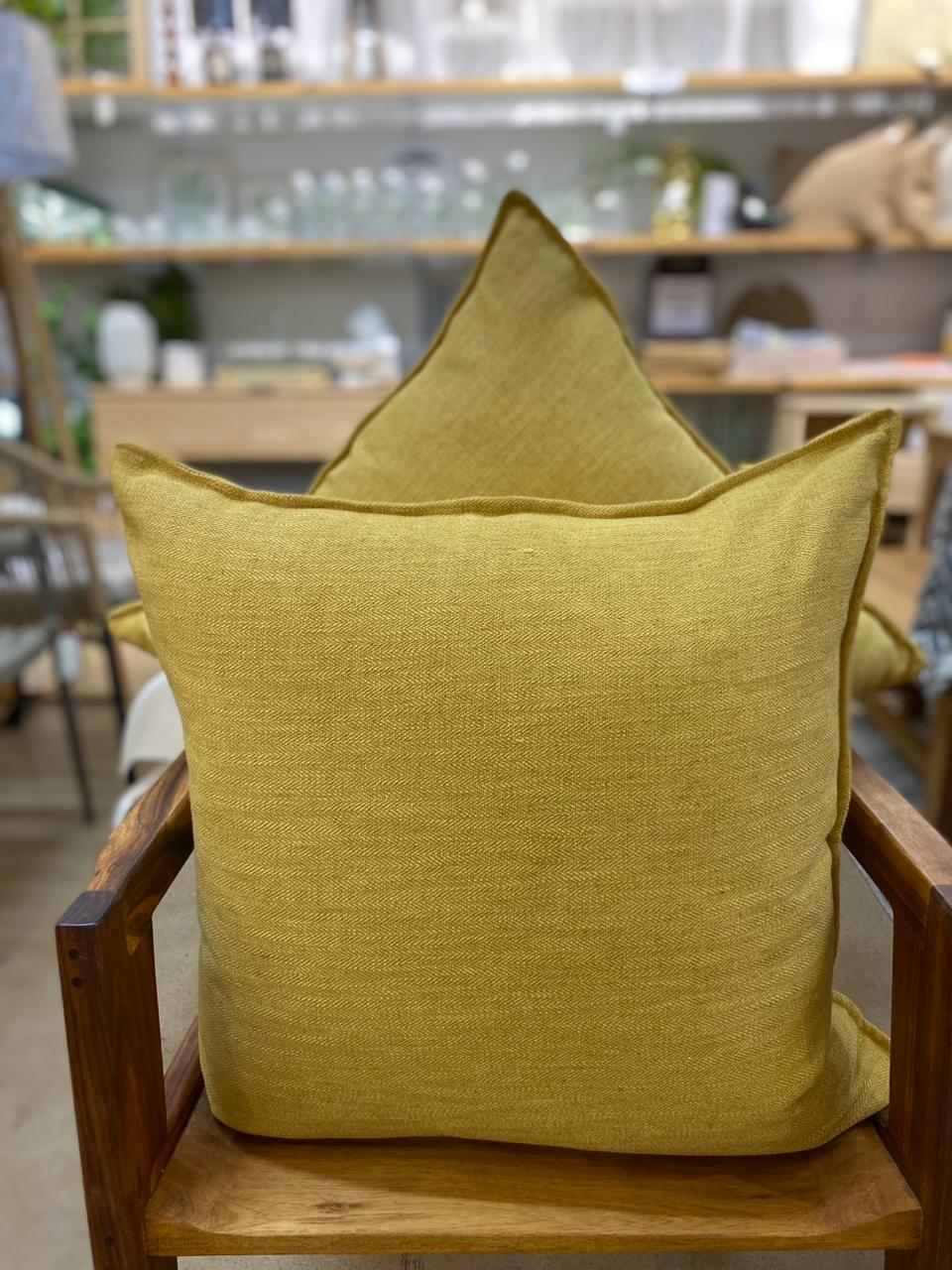 Cushions: Yellow Mustard