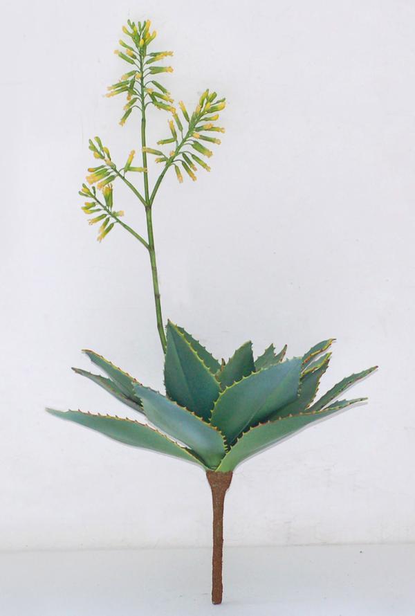 Artificial Aloe Flowering Yellow