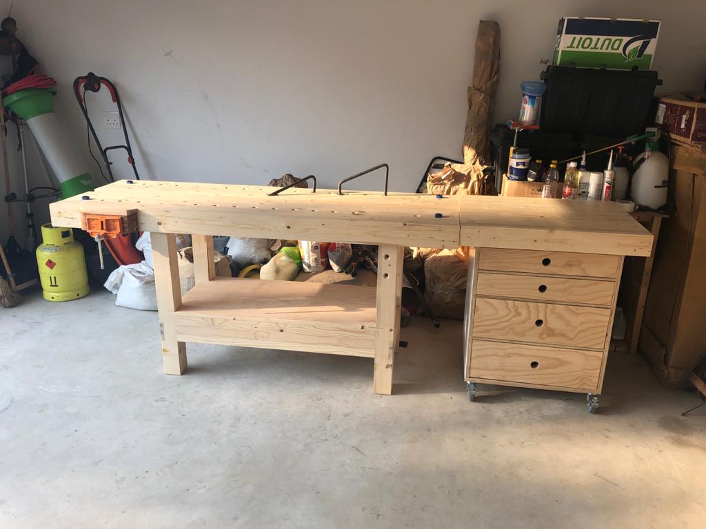 Woodworking workbench